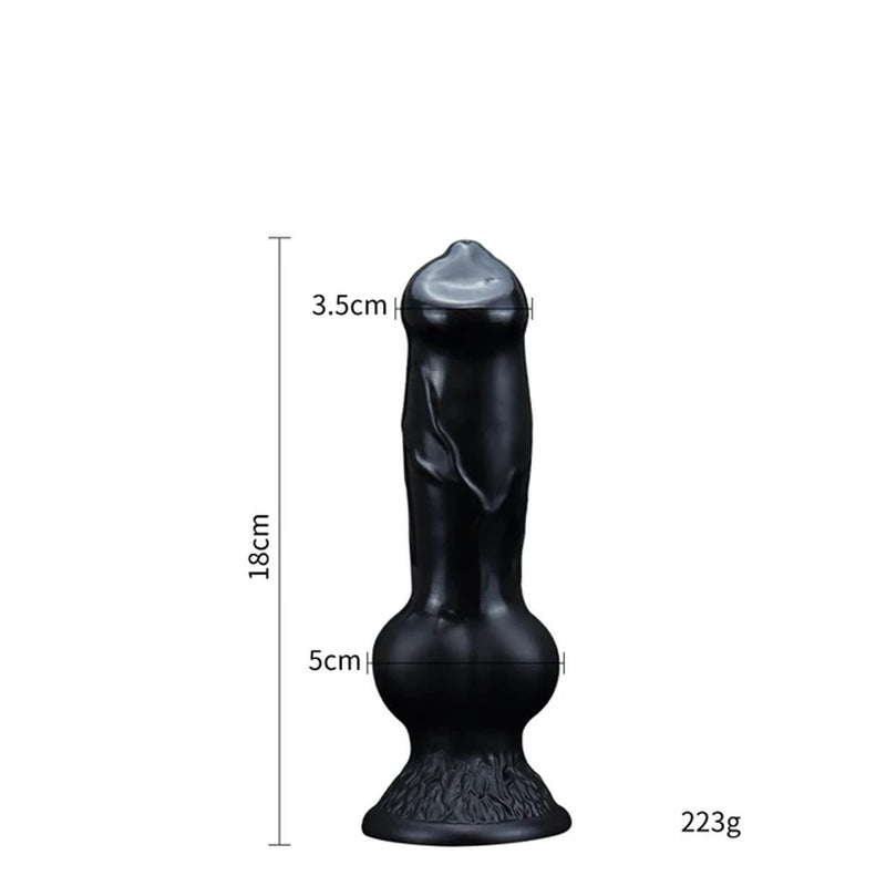 Realistic Huge Dog Knot Dildo with Suction Cup